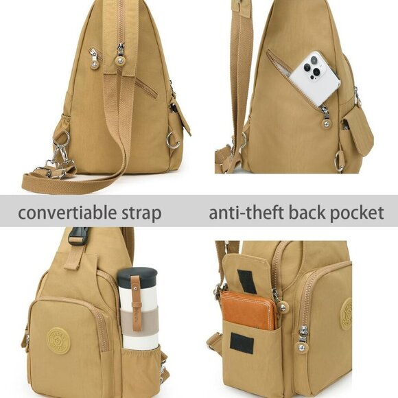 Small Convertible Anti-theft Backpack Purse Women Travel Daypack with Multiple P main image 4